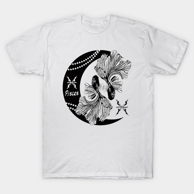 PISCES T-Shirt by Introvert Home 